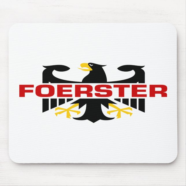 Mousepad Sobrenome de Foerster (Frente)