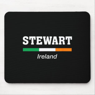 Mousepad Sobrenome Irlandês Stewart Dia de São Patrício Irl