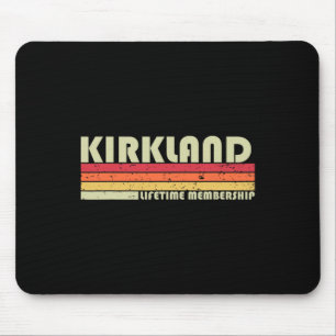 Mousepad Sobrenome Kirkland Divertido Retrô Vintage Anivers