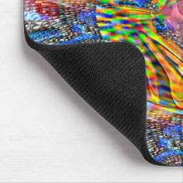 Mousepad Sobreposição de cores claras e vívidas sobre fundo