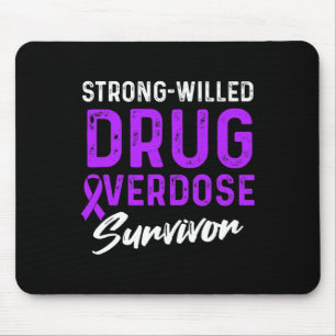 Mousepad Sobrevivência ao Guerreiro de Demissão de Drogas &