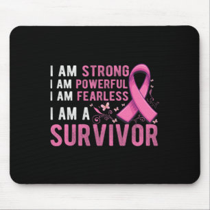 Mousepad Sobrevivência do Câncer da Mama Mês de Apoio ao Ca