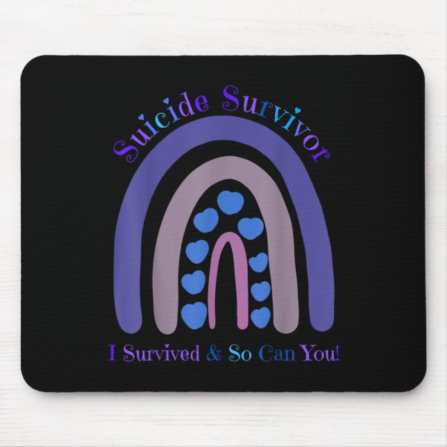 Mousepad Sobrevivência Suicida Eu Sobrevivi E Você Também P (Frente)