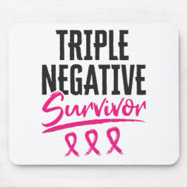Mousepad Sobrevivência Tripla Negativa Cancer da Mama TNBC
