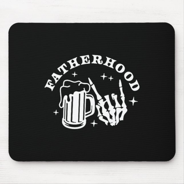 Mousepad Sobrevivendo à Paternidade Uma Cerveja de Cada Vez (Frente)