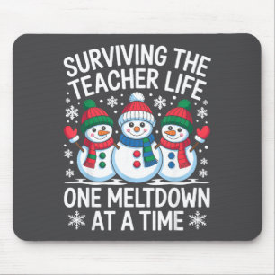 Mousepad Sobrevivendo à Vida de Professor Uma Crise de Cada
