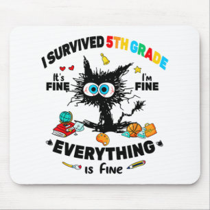 Mousepad Sobrevivente 5º ano no último dia da escola Está t