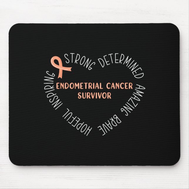 Mousepad Sobrevivente ao Câncer Endometrial (Frente)