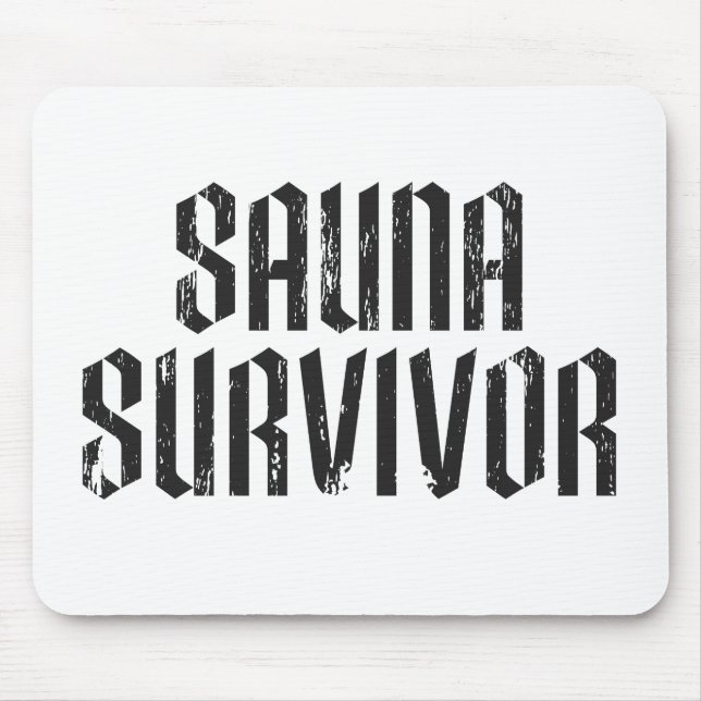Mousepad Sobrevivente da Sauna 02 (Frente)