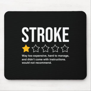 Mousepad Sobrevivente de AVC Cardiopatia Guerreira Carta de