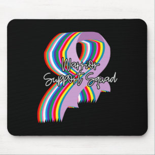 Mousepad Sobrevivente de câncer no Quadrado de Suporte do D