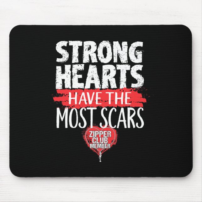Mousepad Sobrevivente de Cirurgia Cardíaca Aberta do Membro (Frente)