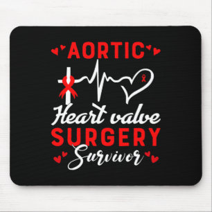 Mousepad Sobrevivente de Cirurgia de Válvula Cardíaca Aórti