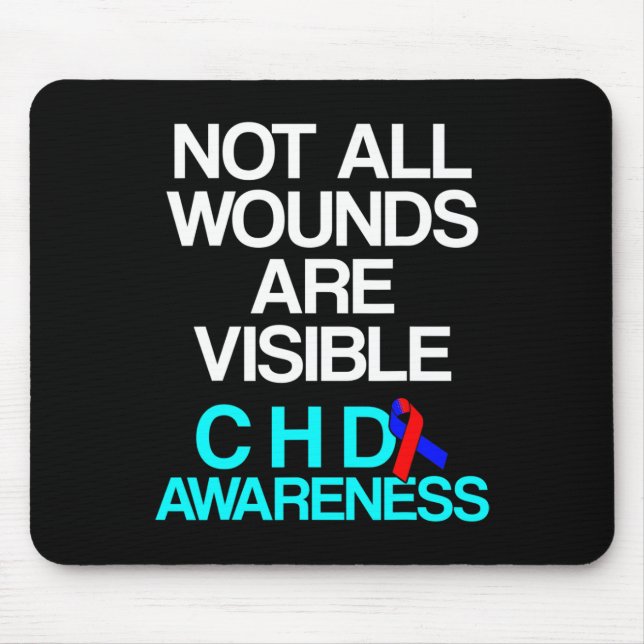 Mousepad Sobrevivente de Defeito de Doença Cardíaca Congêni (Frente)