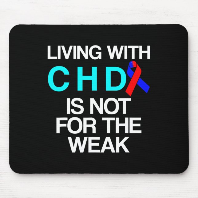 Mousepad Sobrevivente de Defeito de Doença Cardíaca Congêni (Frente)