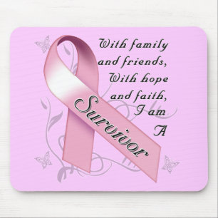 Mousepad Sobrevivente do cancro da mama