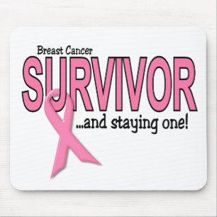 Mousepad SOBREVIVENTE do CANCRO DA MAMA e permanência de u