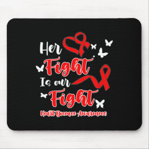 Mousepad Sobrevivente do Coração Guerreira Sua Luta Nossa L