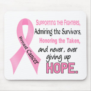 Mousepad Sobreviventes dos lutadores tomados o cancro da