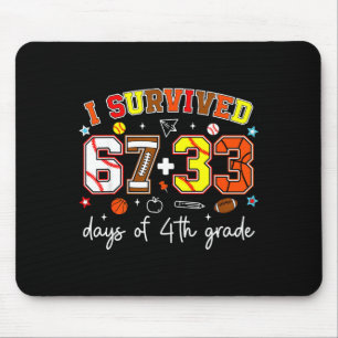 Mousepad Sobrevivi 67+33 Dias De Futebol De Beisebol Da 4ª
