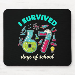 Mousepad Sobrevivi 67 Dias De Escola Engraçado 6 7 Professo