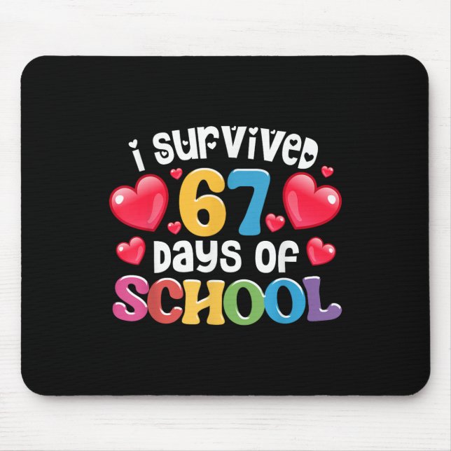 Mousepad Sobrevivi 67 Dias De Professores Alunos Da Escola  (Frente)