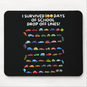 Mousepad Sobrevivi A 100 Dias De Linhas De Largura Escolar 