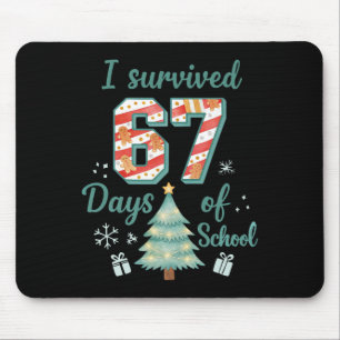 Mousepad Sobrevivi a 67 Dias de Aula Professor de Natal Stu