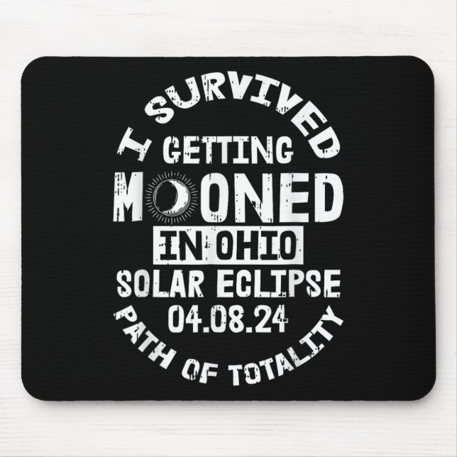 Mousepad Sobrevivi A Ficar Louco Na Ap Solar De Ohio (Frente)