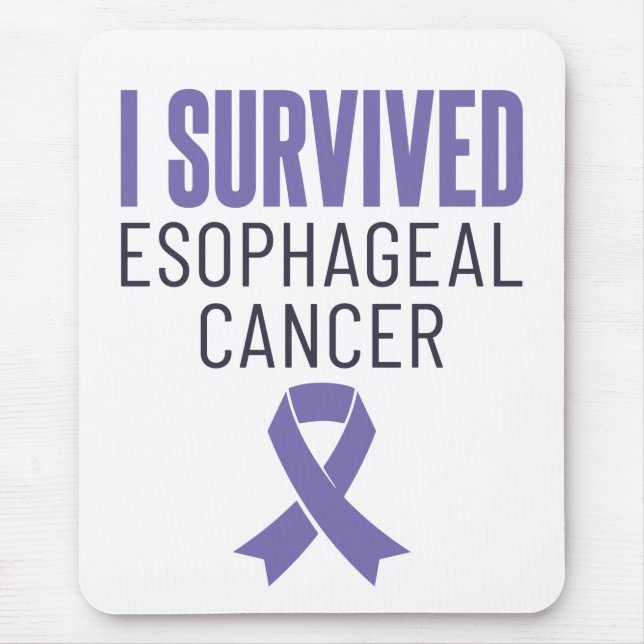 Mousepad Sobrevivi ao sobrevivente do guerreiro do Cancer e (Frente)