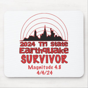 Mousepad Sobrevivi ao Terremoto de NYC Quake Tri State 2024