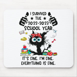 Mousepad Sobrevivido 2022-2023 Ano Escolar Feliz Dia Passad