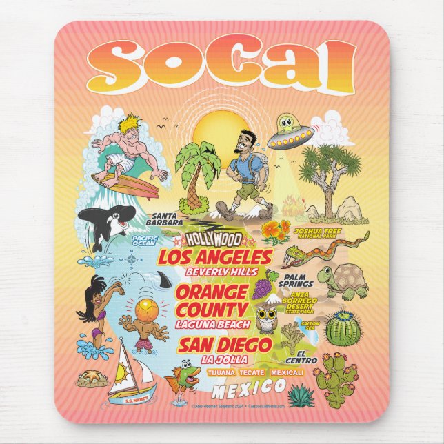 Mousepad SoCal mais recente (Frente)