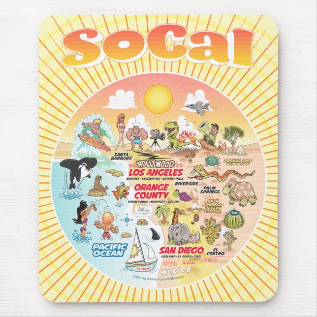 Mousepad SoCal Sunshine (Frente)