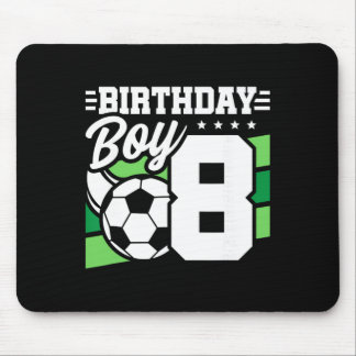 Mousepad Soccer Birthday Party - 8 Year Old Boy - 8th Birth