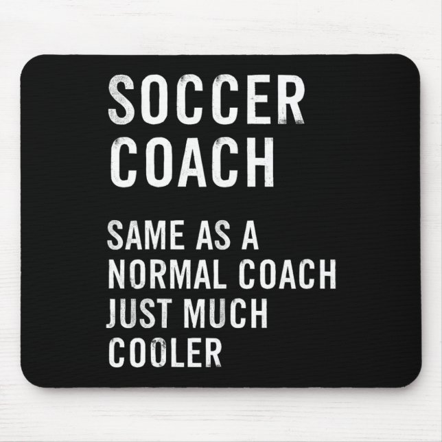 Mousepad Soccer Coach Definition Funny  (Frente)