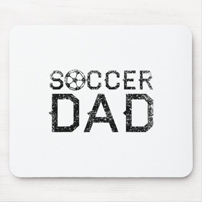 Mousepad Soccer Dad Player Daddy Father  (Frente)