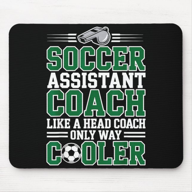 Mousepad Soccer Istant Coach Like A Head Coach Only Way Coo (Frente)