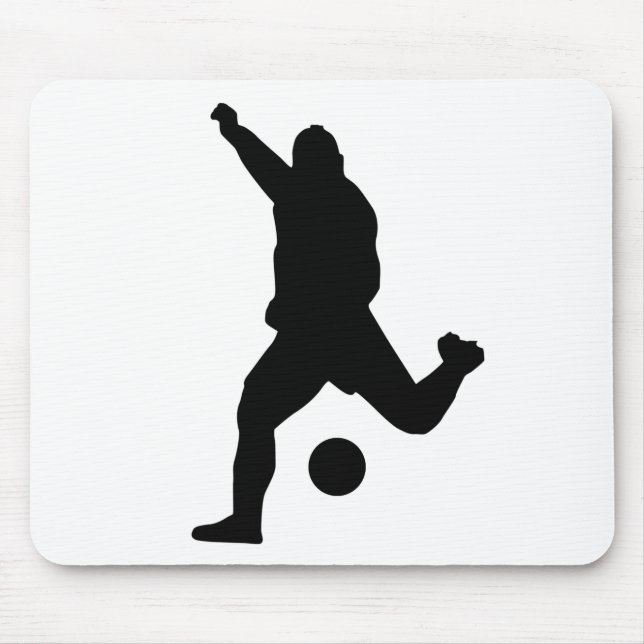 Mousepad Soccer Kick Silhouette (Frente)