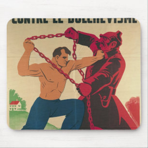 Mousepad Socialismo contra o Bolshevism para um livre
