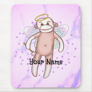 Mousepad Sock Monkey Angel
