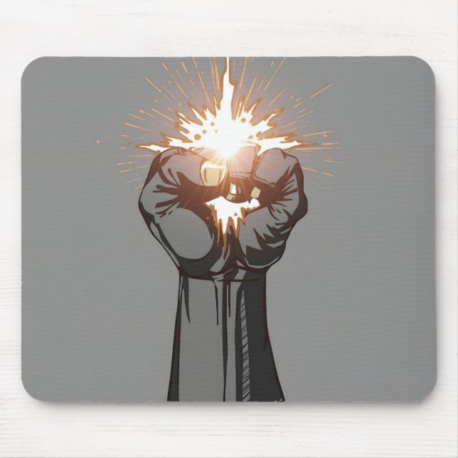 Mousepad Soco de luz (Frente)
