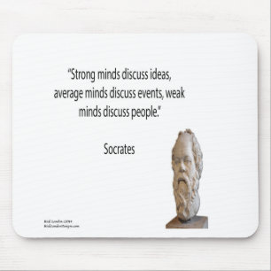 Mousepad Sócrates & Citações de "Grandes" Mentes