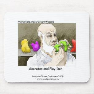 Mousepad Sócrates & Massa de Modelar Rato de Borracha Diver