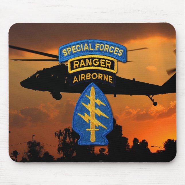 Mousepad SOF SFG SOC das boinas verdes SF do grupo das (Frente)