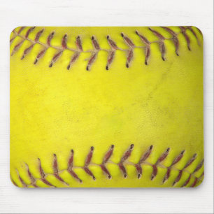 Mousepad Softball amarelo