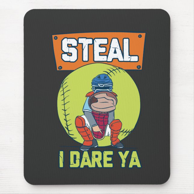 Mousepad Softball - Rouba Que Ouso A Ya (Frente)