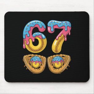 Mousepad Softll 67 - Gotejamento de Sorvete 67 Meme Diverti