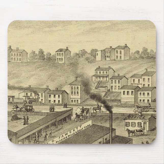 Mousepad Soho Viu e Planing Mills e Barge Yards (Frente)