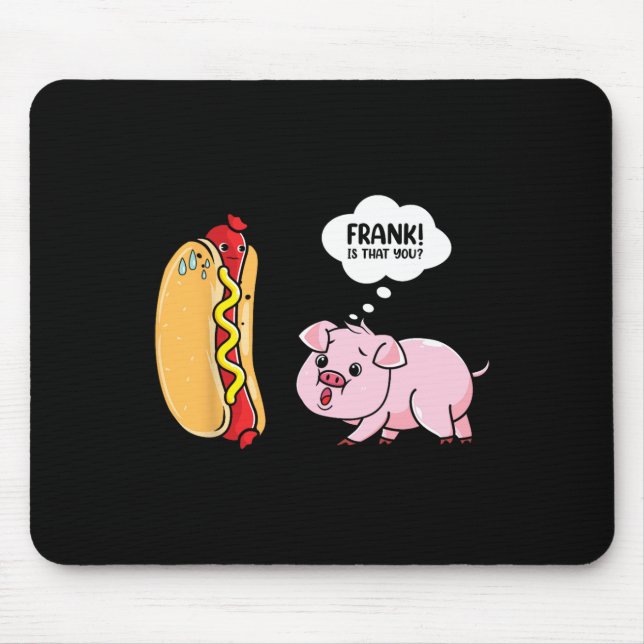Mousepad Sóis Fora Pães de Cachorro-Quente Fora Cachorro-Qu (Frente)